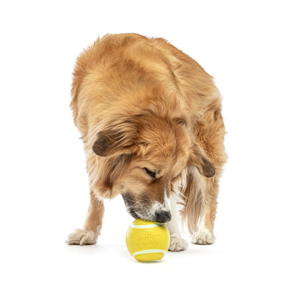 GURU Tennis Treat Ball Dog Toy