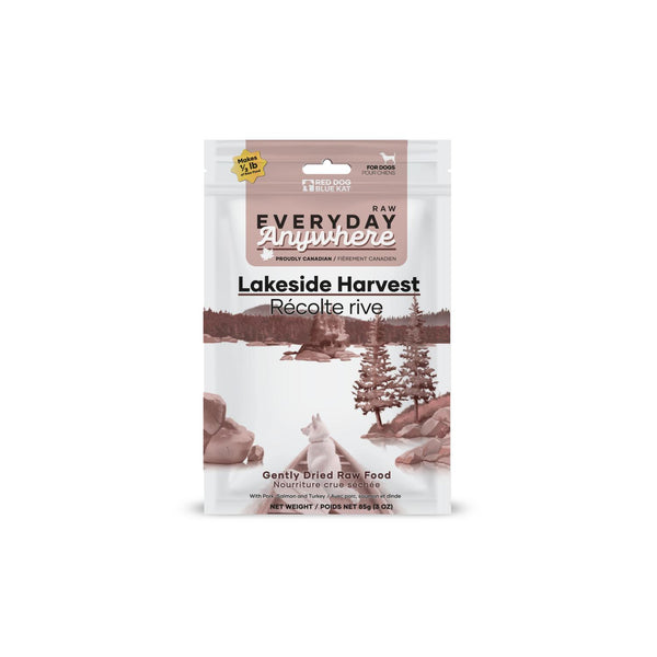 Red Dog Blue Kat Everyday Raw Anywhere Lakeside Harvest Gently Dried Raw Dog Food