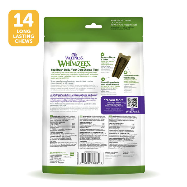 Whimzees Freshzees Friandises dentaires pour chiens, Moyen