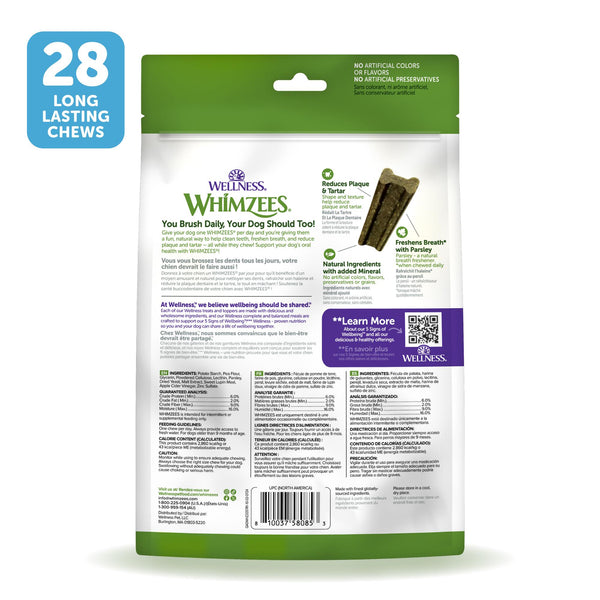 Whimzees Freshzees Friandises dentaires pour chiens, Petit
