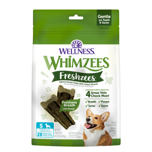 Whimzees Freshzees Friandises dentaires pour chiens, Petit