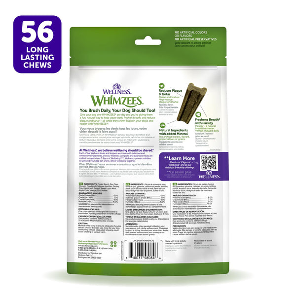 Whimzees Freshzees Friandises dentaires pour chiens, Très petit