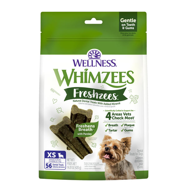 Whimzees Freshzees Friandises dentaires pour chiens, Très petit
