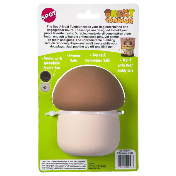Ethical Spot Treat Tumbler Mushroom Dog Toy