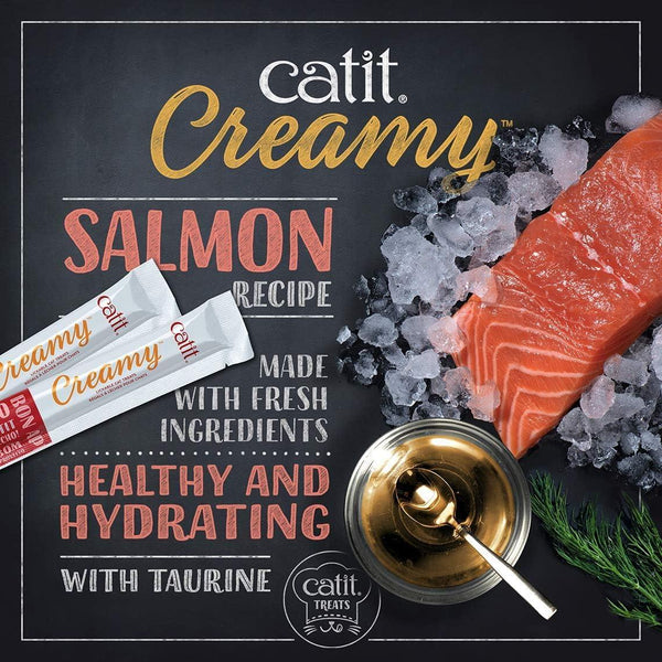Catit Creamy Mega Mix Lickable Cat Treats