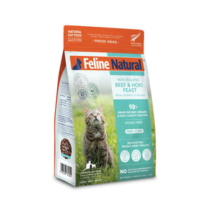 Feline Natural New Zealand Beef & Hoki Feast Freeze-Dried Cat Food & Topper