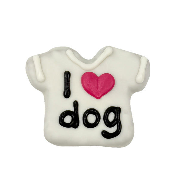 Bosco & Roxy's I Heart Dog T-shirt Dog Treats