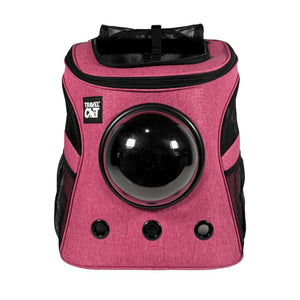 Travel Cat The Fat Cat Large Cat Backpack, Pink