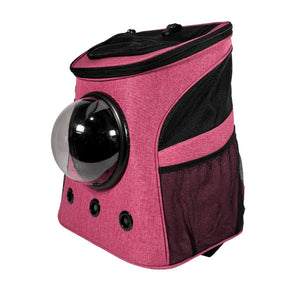 Travel Cat The Fat Cat Large Cat Backpack, Pink