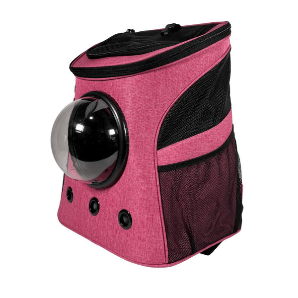 Travel Cat Sac à Dos pour Chat The Fat Cat Grand, Rose