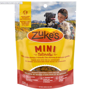 Zuke’s Mini Naturals Peanut Butter & Oats Recipe Dog Treats (CA)