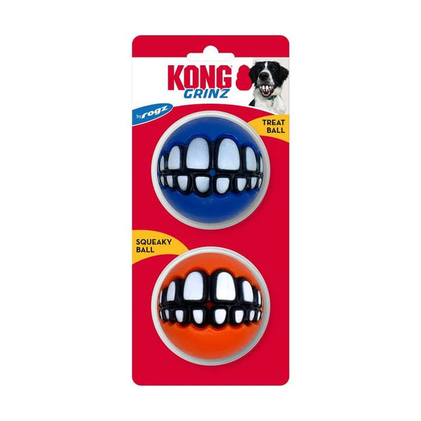 KONG Grinz Ball Jouet pour chien, grand