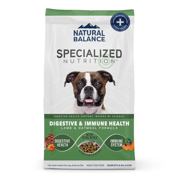 Natural Balance Specialized Nutrition Digestive & Immune Lamb & Oatmeal Dry Dog Food