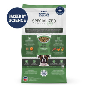 Natural Balance Specialized Nutrition Digestive & Immune Lamb & Oatmeal Dry Dog Food