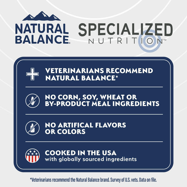Natural Balance Specialized Nutrition Digestive & Immune Lamb & Oatmeal Dry Dog Food