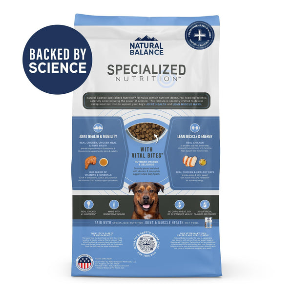 Natural Balance Specialized Nutrition Joint & Muscle Chicken & Oatmeal Dry Dog Food