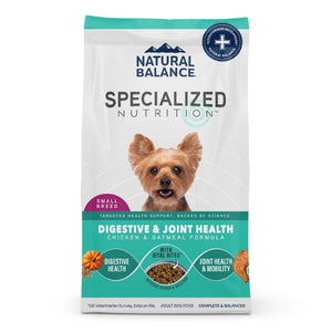 Natural Balance Specialized Nutrition Digestive & Joint Chicken & Oatmeal Small Breed Dry Dog Food