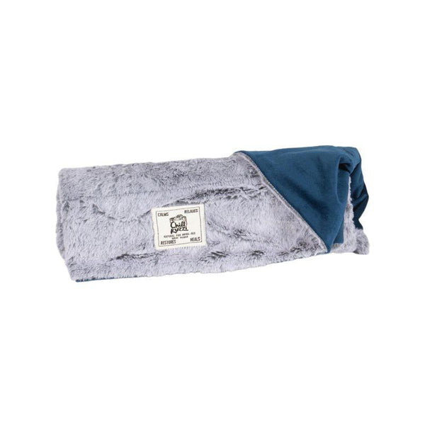 Dog Gone Smart Chill Kuzzi FIR Dog Blanket, Slate Blue