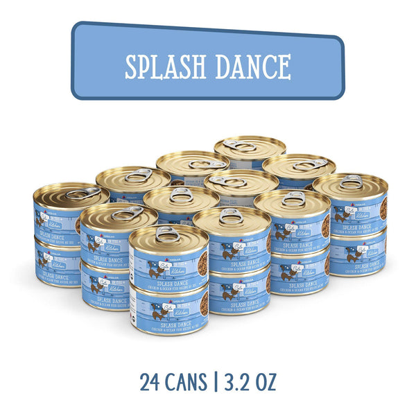 Cats in the Kitchen Splash Dance Chicken & Ocean Fish Recipe Au Jus Wet Cat Food Can
