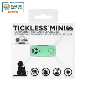 Tickless Mini Ultrasonic Tick & Flea Repeller for Dogs & Cats, Mint Green