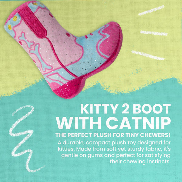 Snugarooz Kitty 2 Boot with Catnip Cat Toy