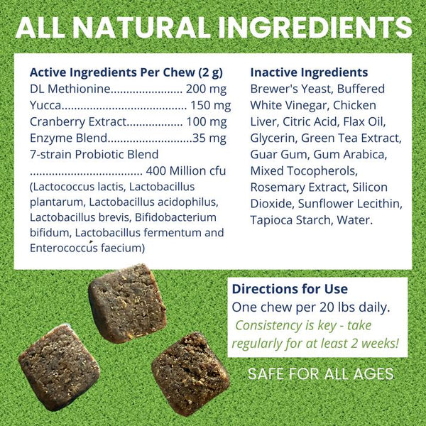 Under the Weather Nice Grass Urine Neutralizer Soft Chews for Dogs