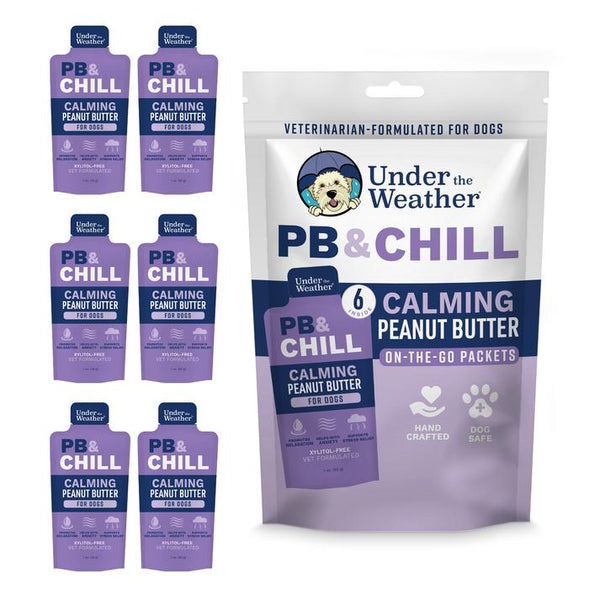 Under the Weather PB&Chill Calming Peanut Butter Pouch for Dogs