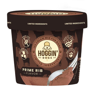 Puppy Cake Hoggin' Dogs Ice Cream Mix Prime Rib Flavored Dog Treats
