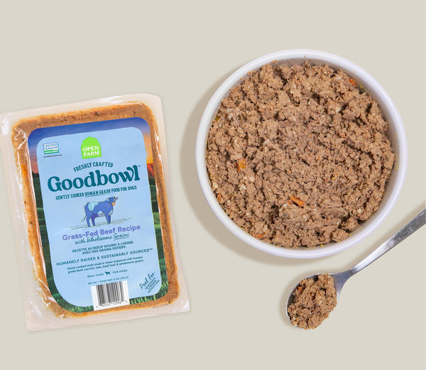 Open Farm Goodbowl Gently Cooked Grass-Fed Beef with Wholesome Grains Frozen Dog Food