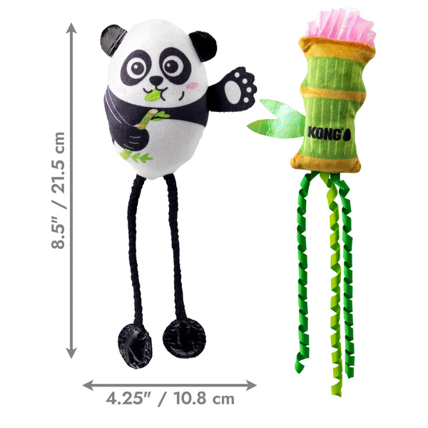KONG Scrattles Panda Catnip Cat Toy