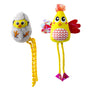 KONG Scrattles Chicken & Egg Catnip Cat Toy