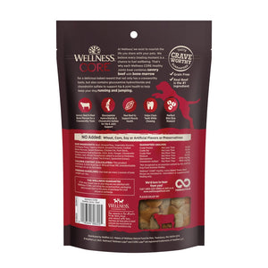 Wellness CORE Healthy Joints Beef Crunchy Grain-Free Dog Treats, 8-oz