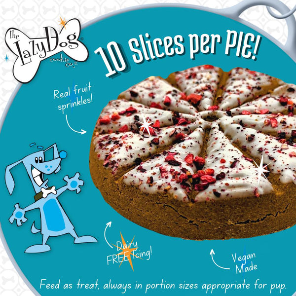 The Lazy Dog Cookie Co. The Original Pup-PIE Happy Adoptiversary Dog Treats