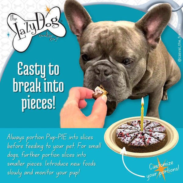 The Lazy Dog Cookie Co. The Original Pup-PIE Happy Adoptiversary Dog Treats