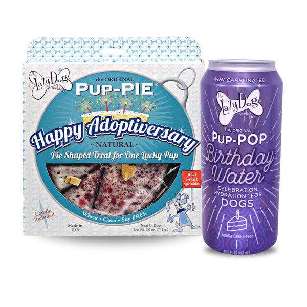 The Lazy Dog Cookie Co. The Original Pup-PIE Happy Adoptiversary Dog Treats