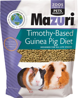 Mazuri Timothy-Based Guinea Pig Food, 5-lb