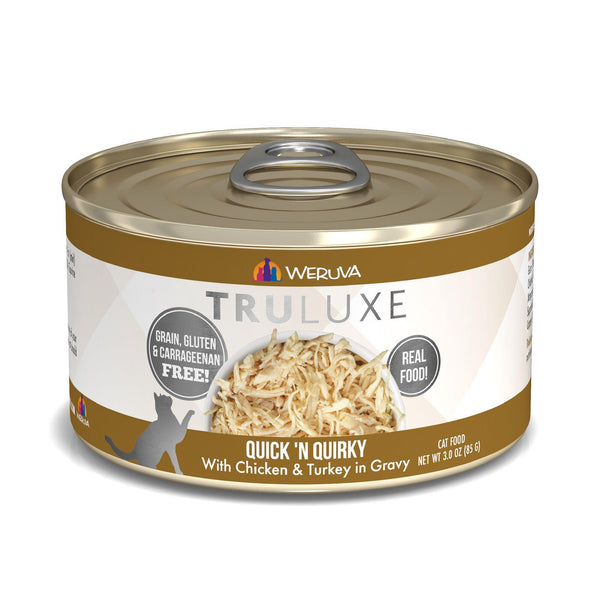 TRULUXE Quick 'N Quirky with Chicken & Turkey in Gravy Wet Cat Food Can