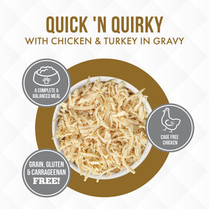 TRULUXE Quick 'N Quirky with Chicken & Turkey in Gravy Wet Cat Food Can