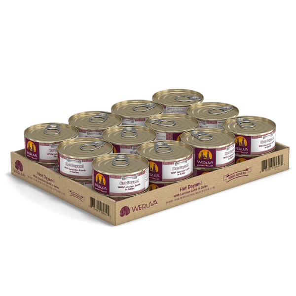 Weruva Classic Dog Hot Dayam! with Luscious Lamb in Gelee Wet Dog Food Can