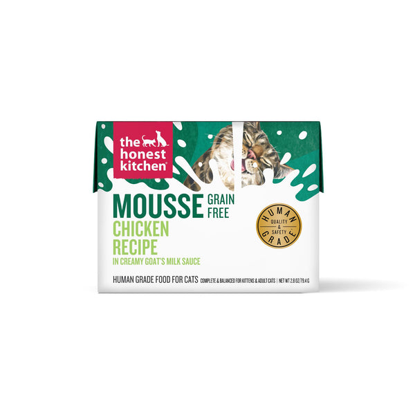 The Honest Kitchen Mousse Chicken with Goat's Milk Grain-Free Wet Cat Food