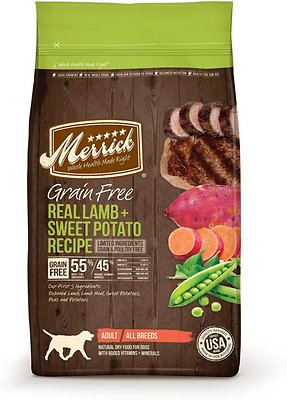 Merrick Grain-Free Real Lamb + Sweet Potato Recipe Dry Dog Food