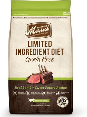 Merrick Limited Ingredient Diet Grain-Free Real Lamb + Sweet Potato Recipe Dry Dog Food