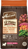 Merrick Lil' Plates Croquettes pour chien sans céréales au vrai bœuf et patate douce