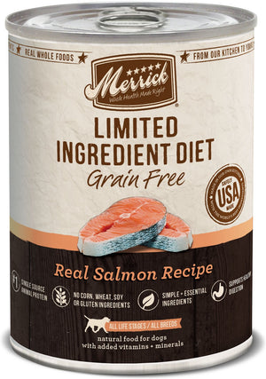 Merrick Limited Ingredient Diet Grain-Free Real Salmon Recipe Canned Dog Food