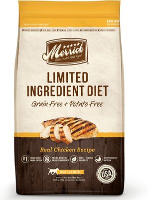 Merrick Limited Ingredient Diet Grain-Free Real Chicken Recipe Dry Dog Food