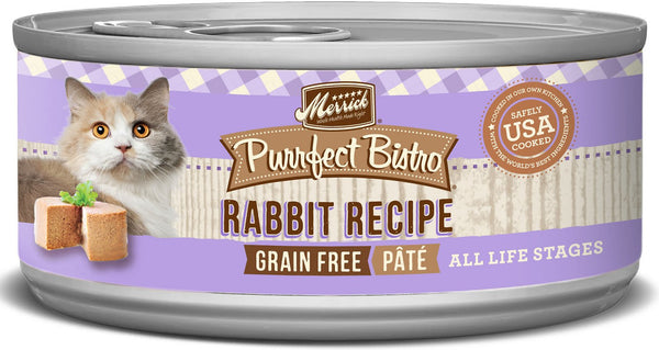 Merrick Purrfect Bistro Grain-Free Rabbit Pate Canned Cat Food