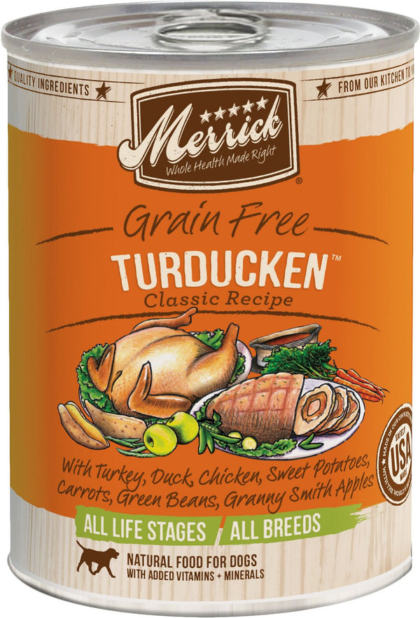 Merrick Grain-Free Turducken Recipe Canned Dog Food