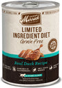 Merrick Limited Ingredient Diet Grain-Free Real Duck Recipe Canned Dog Food