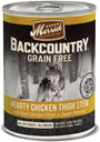 Merrick Backcountry Grain-Free Hearty Chicken Thigh Stew Canned Dog Food