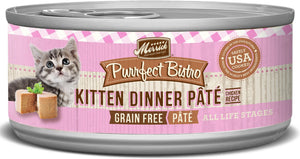 Merrick Purrfect Bistro Grain-Free Kitten Dinner Pate Canned Cat Food